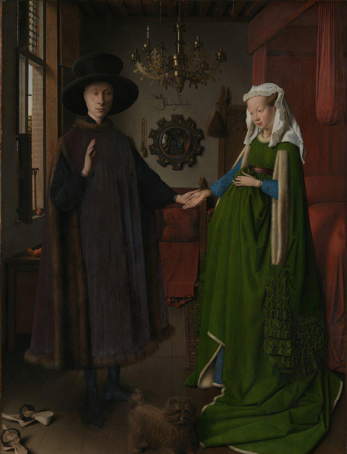 Jan van Eyck: Az Arnolfini házaspár, 1434